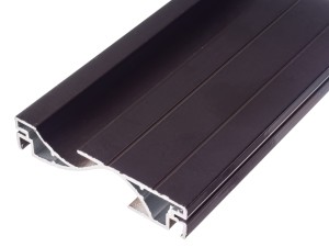 Poprzeczka drzwiowa ekstrudowana (60x12) - brąz Paczka 30 mb