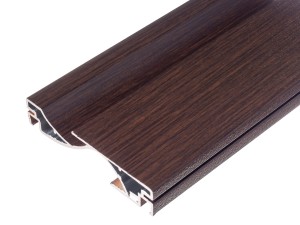 Poprzeczka drzwiowa ekstrudowana (60x12) - orzech Paczka 30 mb