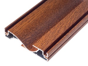 Poprzeczka drzwiowa ekstrudowana (60x12) - złoty dąb Paczka 30 mb