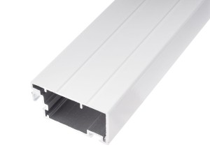 Profil aluminiowy drzwiowy ekstrudowany (40x20) - biały Paczka 30mb/58mb