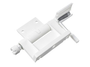 Zawias samozatrzaskowy - biały