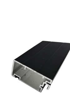 Profil aluminiowy drzwiowy ekstrudowany (40x20) - czarny Paczka 30mb/58mb