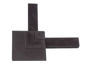 Narożnik PCV do profilu okiennego -  brąz